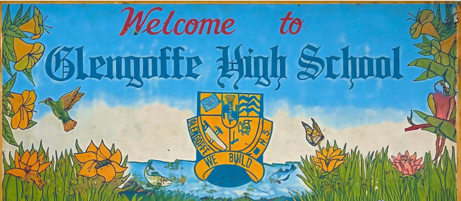 Campus entrance at Glengoffe High School